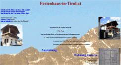 Desktop Screenshot of ferienhaus-in-tirol.at