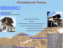 Tablet Screenshot of ferienhaus-in-tirol.at
